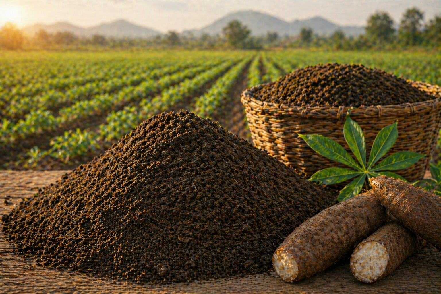 Organic Fertilizer — cassava-based nutrient-rich compost